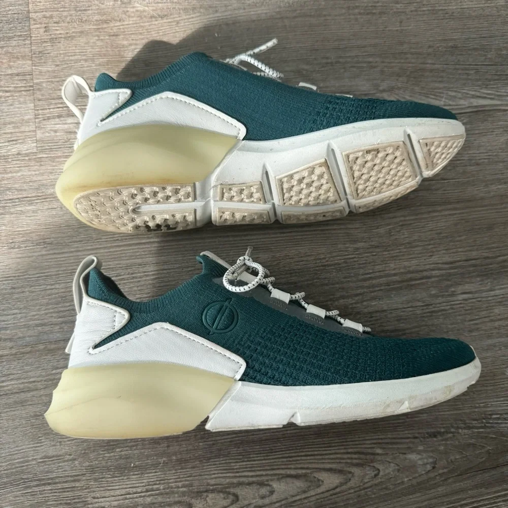 Cole Haan Womens Sneakers 6 Zerogrand All-Day Runner Stitchlite White Green